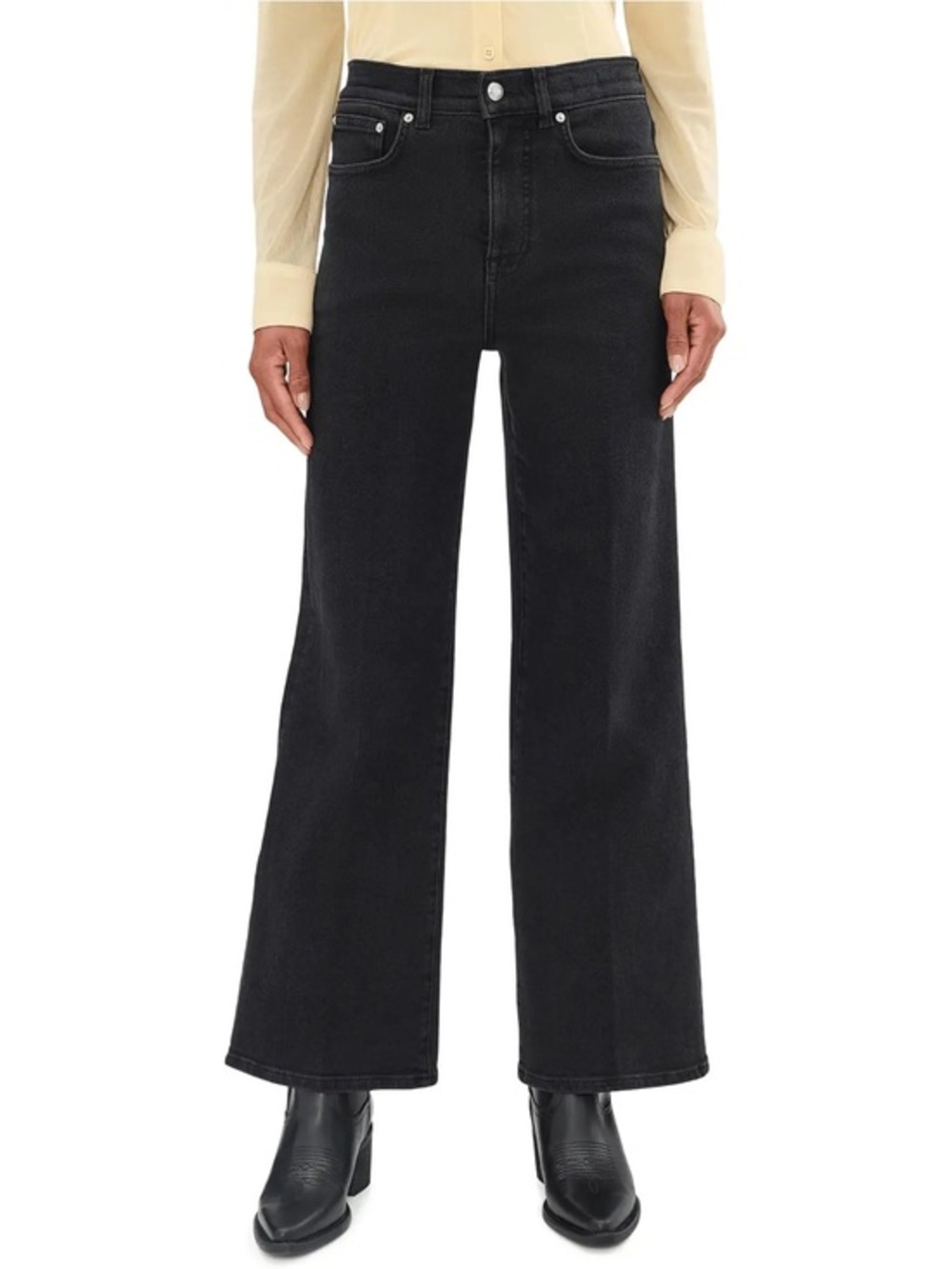 Madewell Wide Leg Jean Black